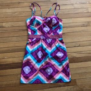 American Eagle Multicolor Sundress with Criss Cross Straps Size 0